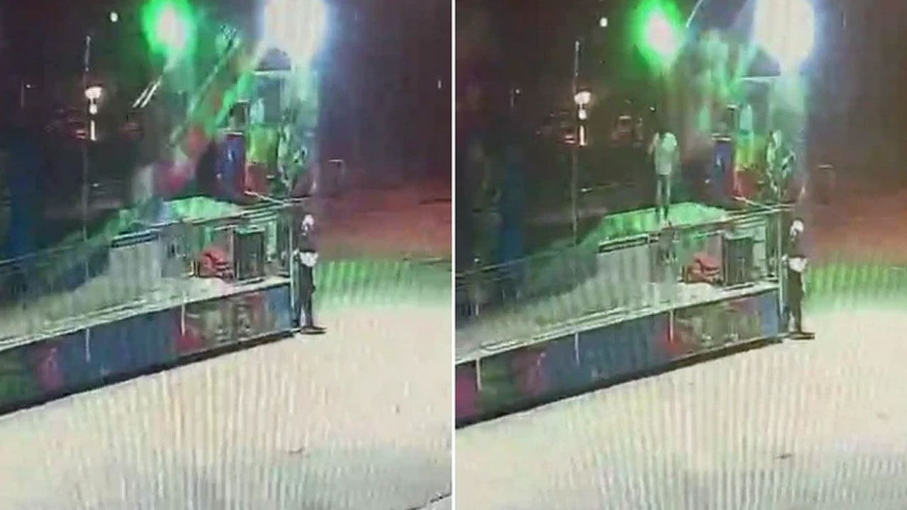Lunapark faciası kamerada! 20 yaşındaki genç hayatını kaybetti