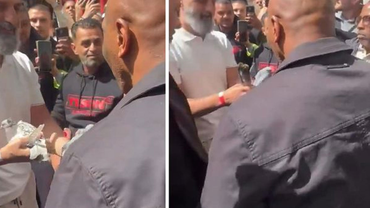 Mike Tyson'a Aksaray güvercini hediye edildi