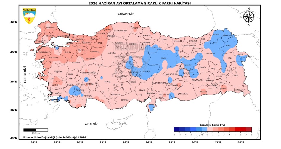 56 yılın en sıcak 11'inci haziran ayı yaşandı!