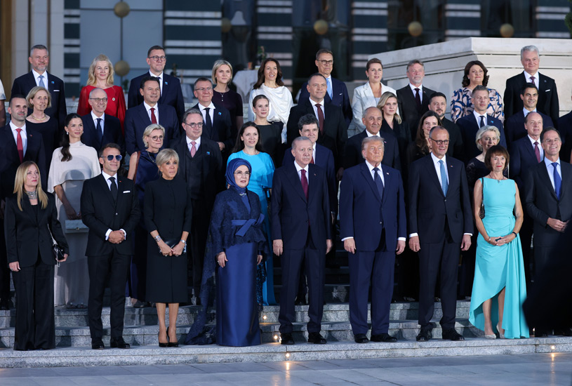 Cumhurbaşkanlığı Külliyesi’nde, devlet ve hükümet başk