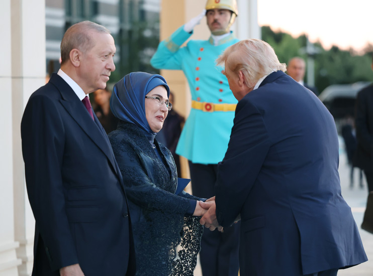 Cumhurbaşkanlığı Külliyesi’nde, devlet ve hükümet başk