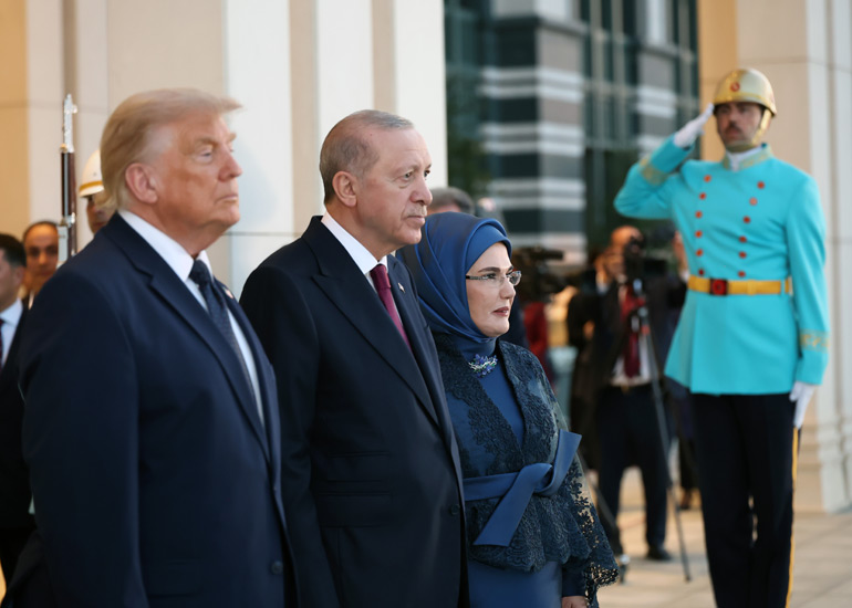 Cumhurbaşkanlığı Külliyesi’nde, devlet ve hükümet başk