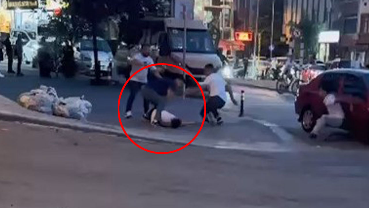 Gaziosmanpaşa'da öldüresiye dayak kamerada!