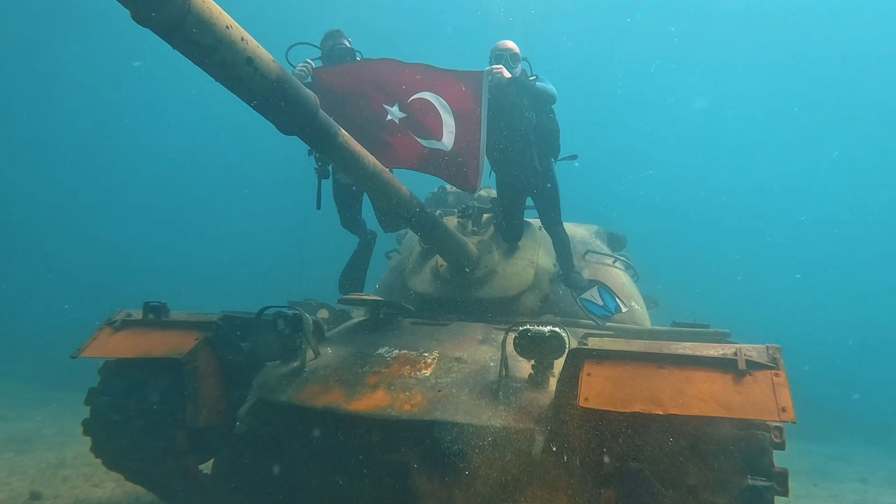 Saros’un derinliklerinde M62 T sürprizi! Dalış tutkunları buraya akın ediyor
