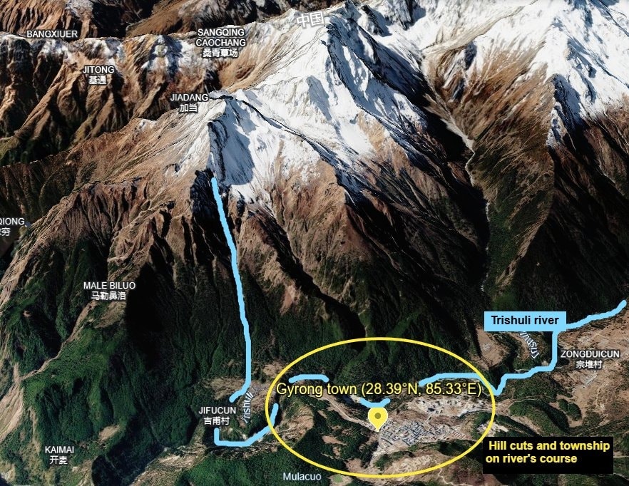 Nepal'in Rasuwa bölgesinde geniş çaplı sel felaketi meydana geldi. 