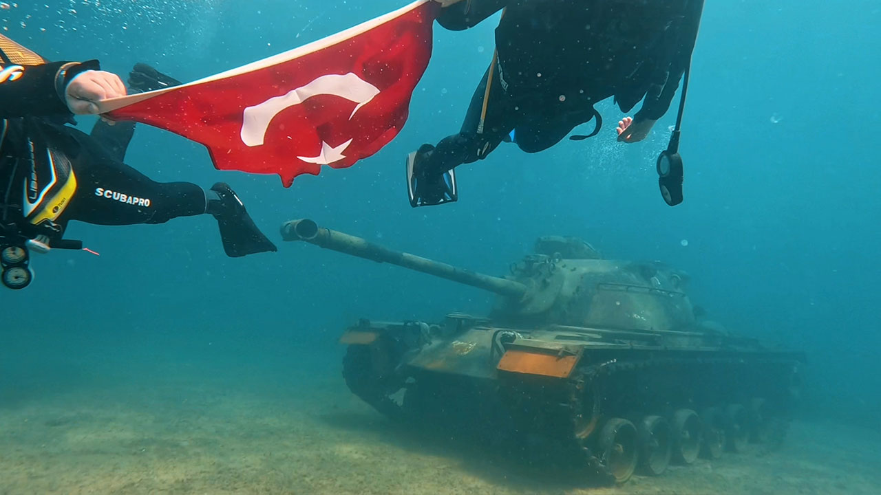 Saros’un derinliklerinde M62 T sürprizi! Dalış tutkunları buraya akın ediyor
