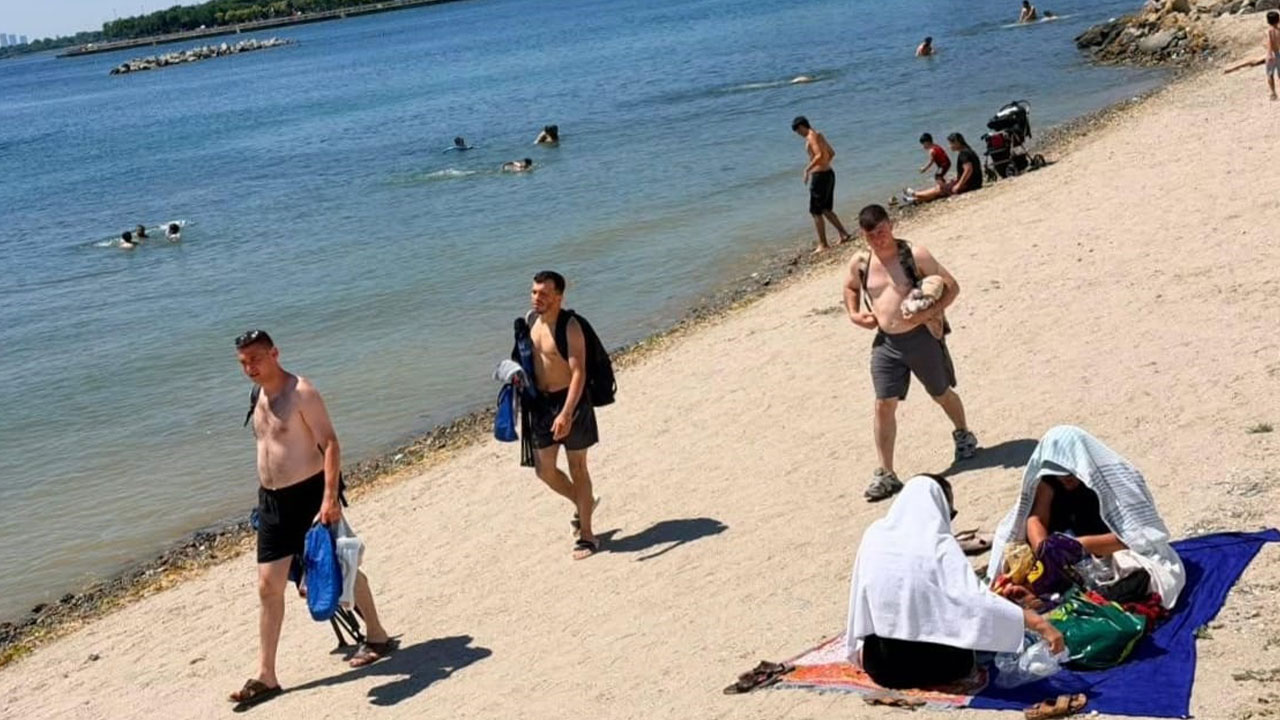 İstanbullular soluğu sahillerde aldı! Adım atacak yer kalmadı