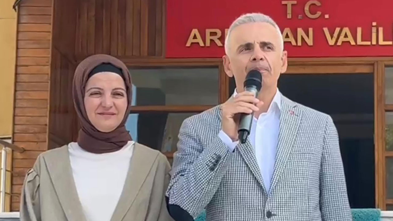 Tayt giydiği görüntüler sonrası görevden alınmıştı! Vali Çiçekli böyle uğurlandı
