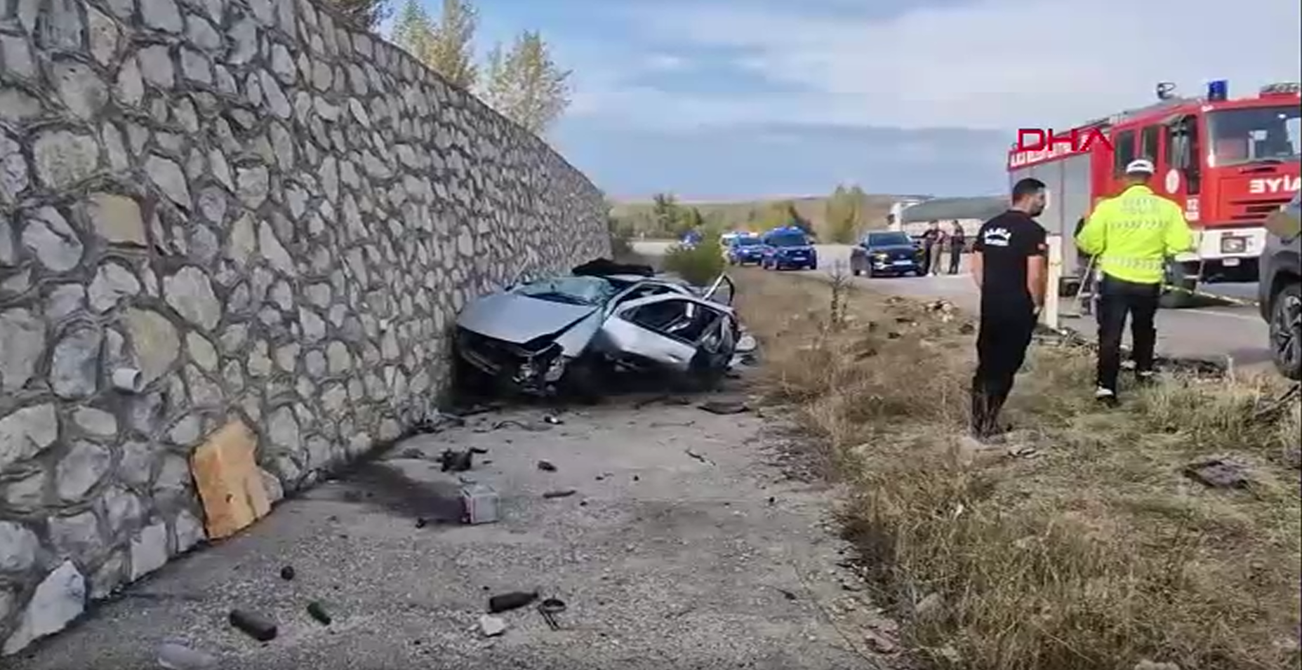 Çorum'da feci kaza! 4 ölü, 2 yaralı