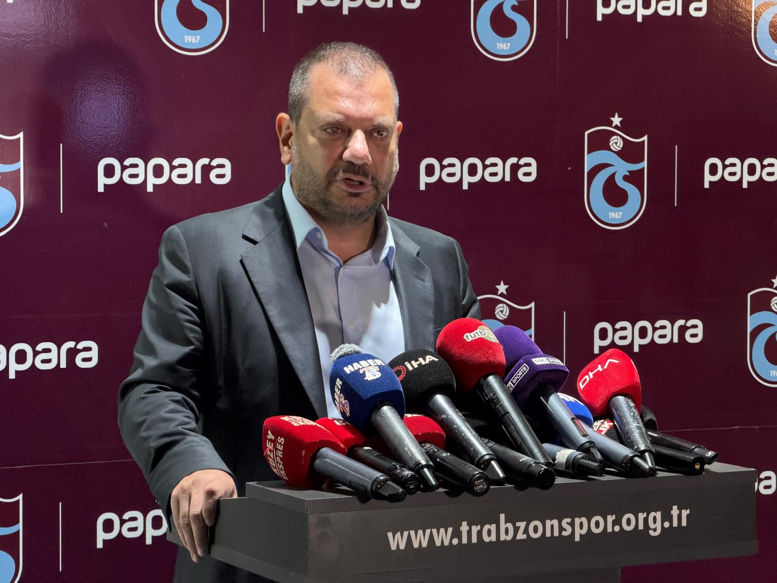 Trabzonspor başkanından hakeme sert tepki! Kimse bizimle kavga etmek istemesin