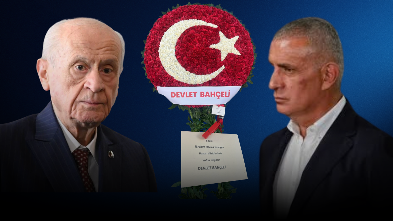Bahçeli, TFF Başkanı Hacıosmanoğlu'na çiçek gönderdi