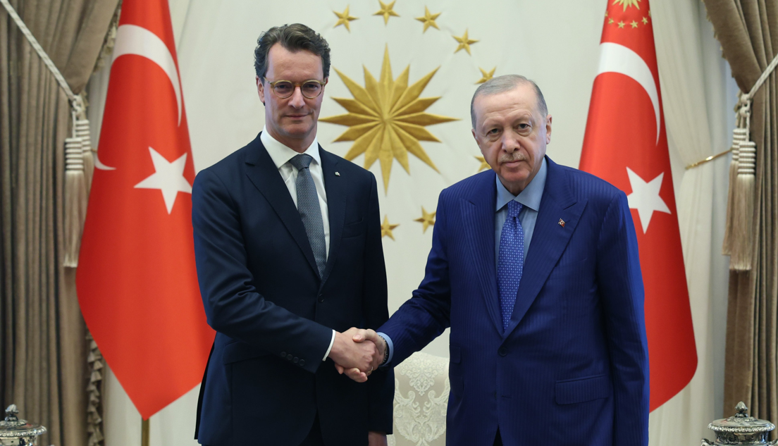 Cumhurbaşkanı Erdoğan, Almanya'nın Kuzey Ren-Vestfalya Eyaleti Başbakanı Wüst'ü kabul etti