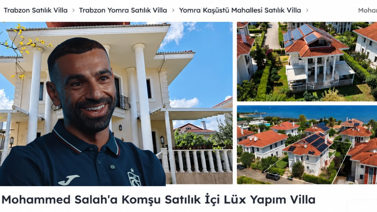 Trabzonspor'dan 'Salah'a komşu' villa ilanlarına uyarı!