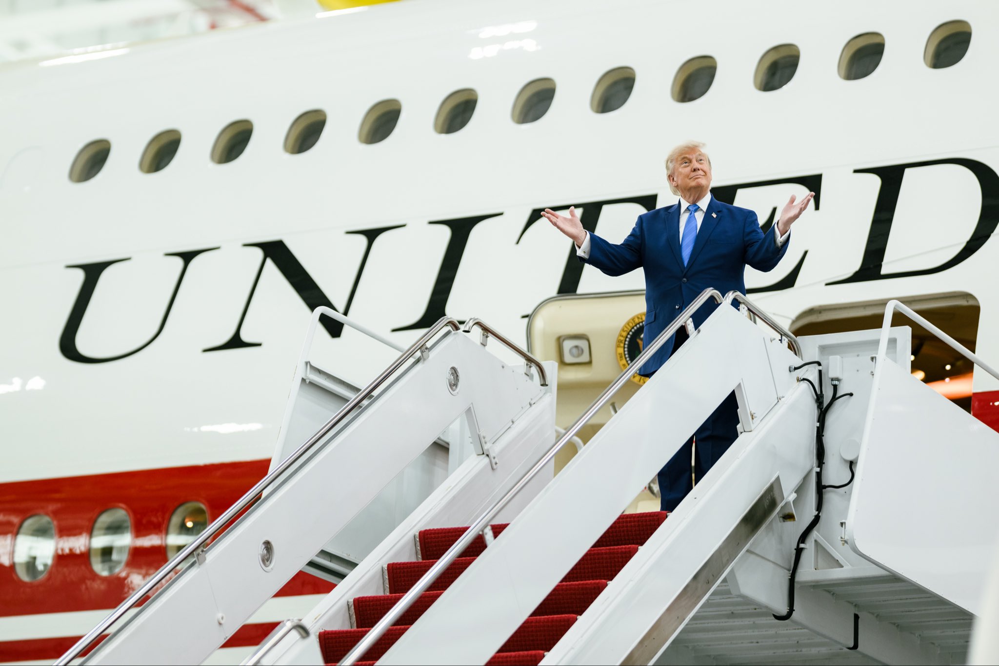 Trump'tan 'Türkiye'de uçak değiştirdim' açıklaması!