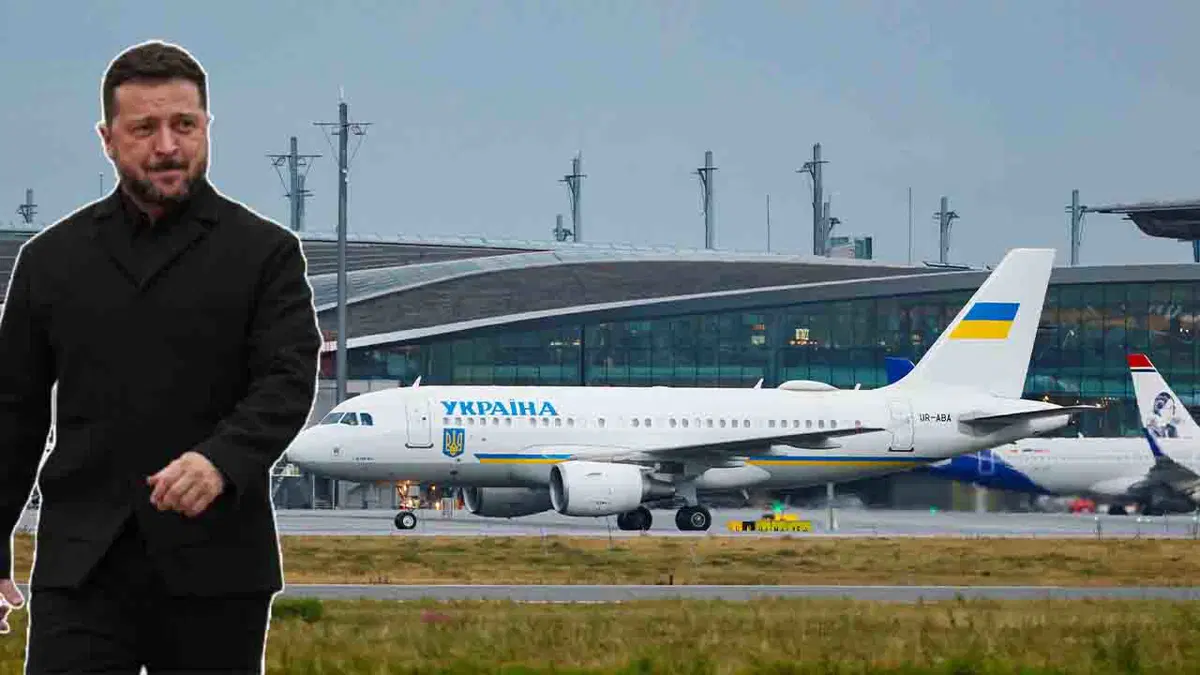 Zelenski’nin uçağı saldırıdan kıl payı kurtuldu