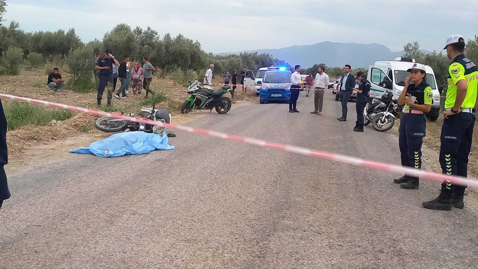 Manisa’da kamyonetle çarpışan motosikletin sürücüsü öldü