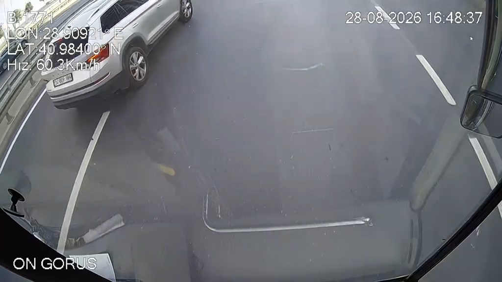 Korkunç kazanın kamera görüntüsü ortaya çıktı! Öndeki aracın sürücüsü gözaltına alındı