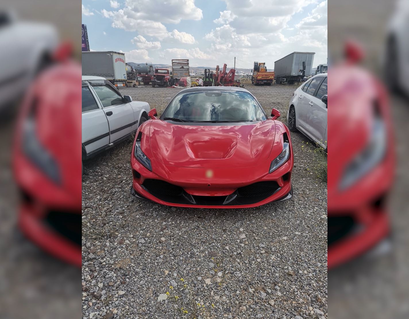 Lüks spor otomobille makas ucuza patladı! 90m bin TL ceza