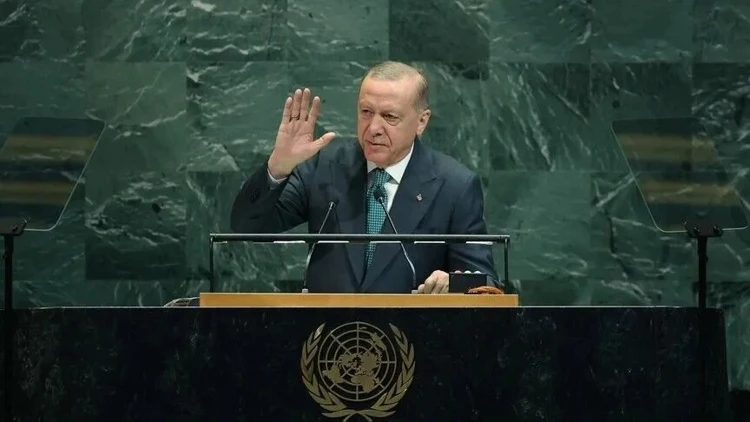 Cumhurbaşkanı Erdoğan, BM Genel Kurulu'nda dünyaya seslendi: Özgür Filistin'in sesi olacağız