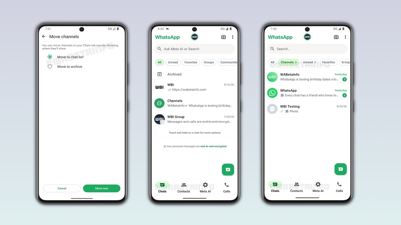 Whatsapp'ta Görünüm Değişiyor: Kanallar Sekmesi Kalkacak