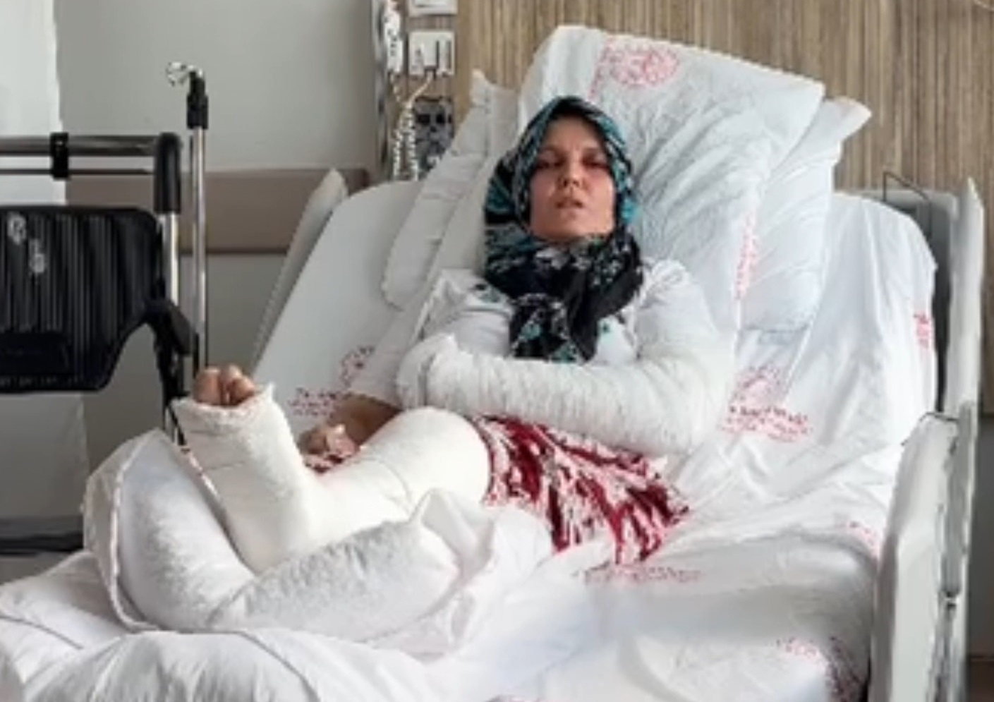 Üç çocuk annesi Arife'nin kolu ve bacağını kırdılar! Karakola sığındım öldüreceklerdi