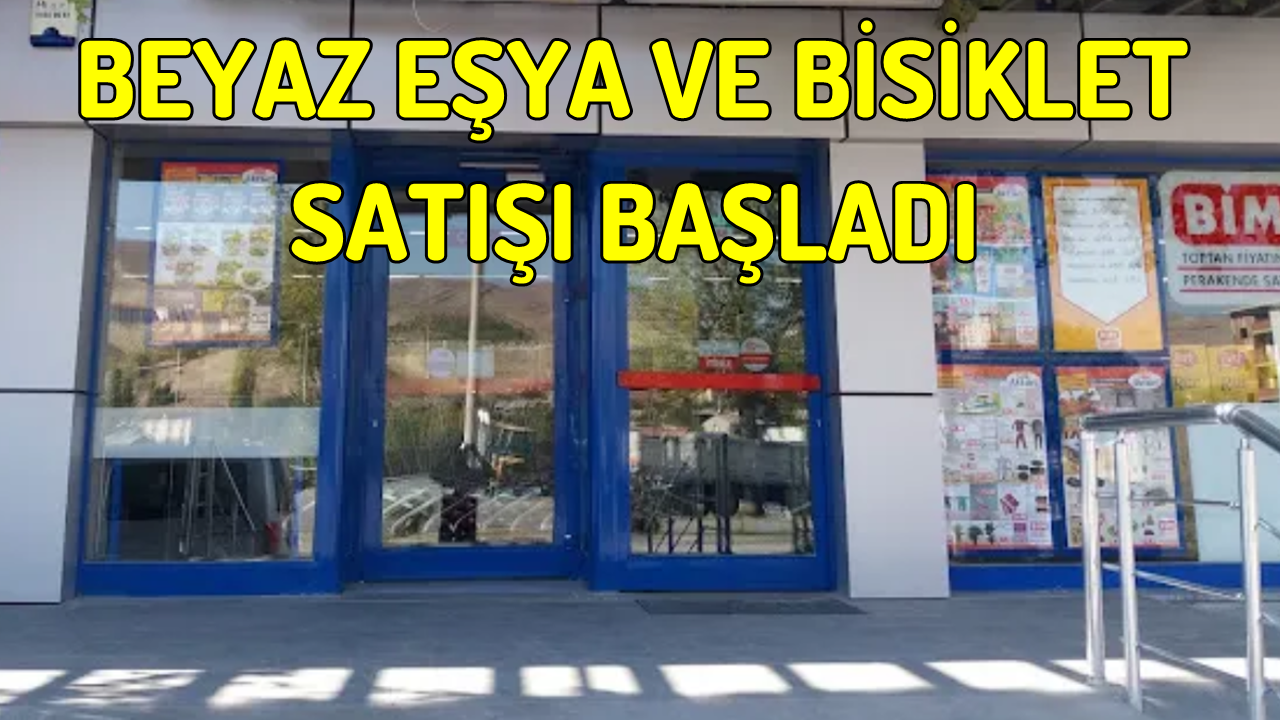 BİM 28 29 Temmuz Aktüel İndirimleri! Markette Uygun Fiyatlı Beyaz Eşya ve Bisiklet Satılıyor