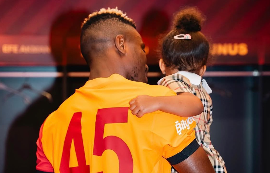 Galatasaray'da Osimhen'in ikinci çocuk sevinci!