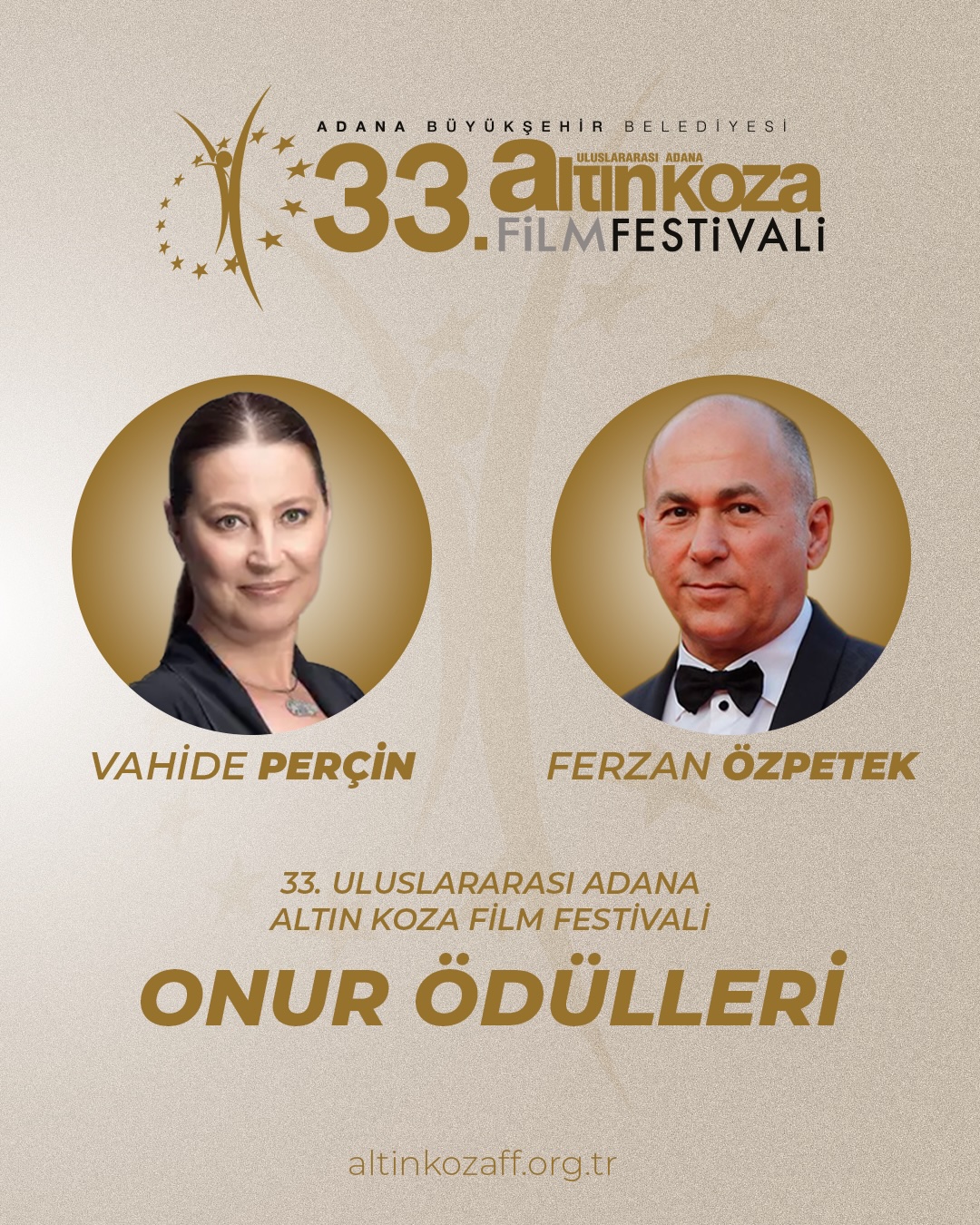 Altın Koza’dan Ferzan Özpetek ve Vahide Perçin’e onur ödülü!