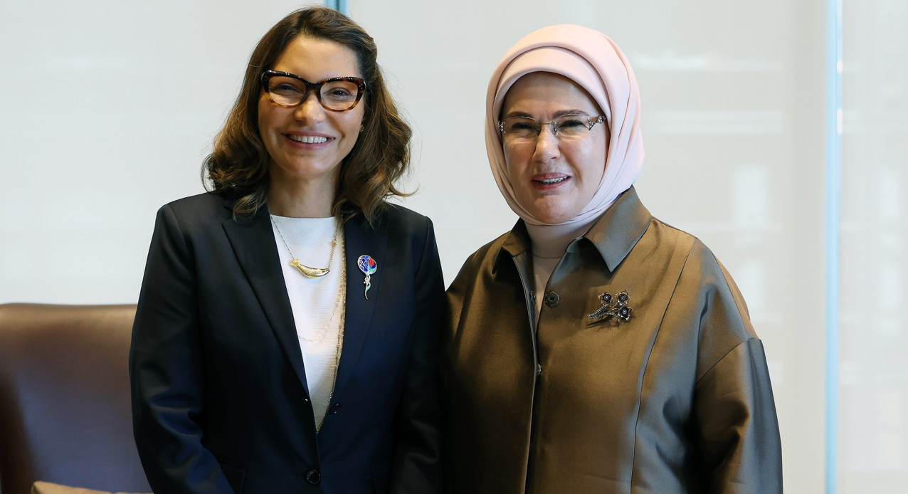Emine Erdoğan, Brezilya Devlet Başkanı'nın eşi Silva ile görüştü