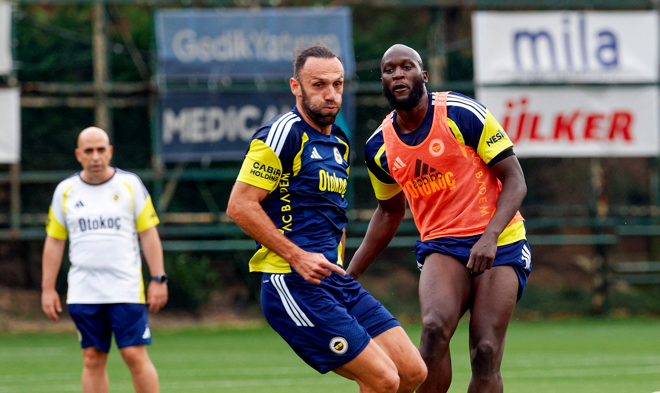 Fenerbahçe’de Romelu Lukaku ilk idmanına çıktı