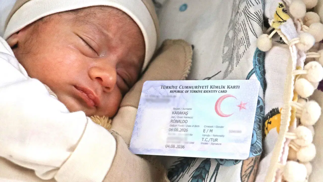 Diyarbakır’da oğluna 'Cristiano Ronaldo' adını verdi: Kimliğini gören şaşırıyor