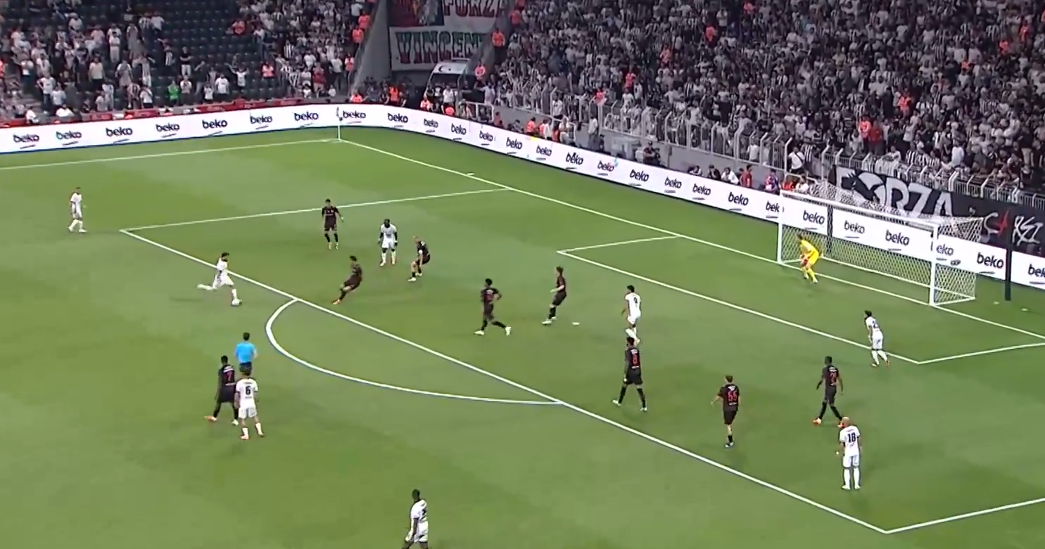 Beşiktaş, Midtjylland'ı tek golle geçti! Gözler rövanş maçında