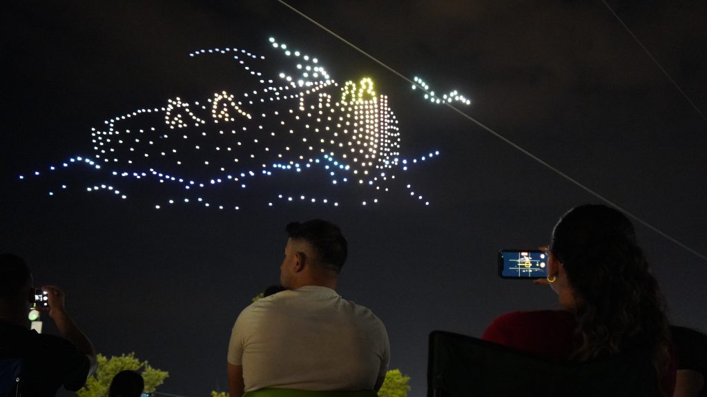 Hz. Nuh ışıklı dronela anıldı!