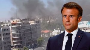 Şam’da Macron’un konakladığı otel yakınında patlama!